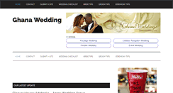 Desktop Screenshot of ghana-wedding.com
