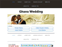 Tablet Screenshot of ghana-wedding.com